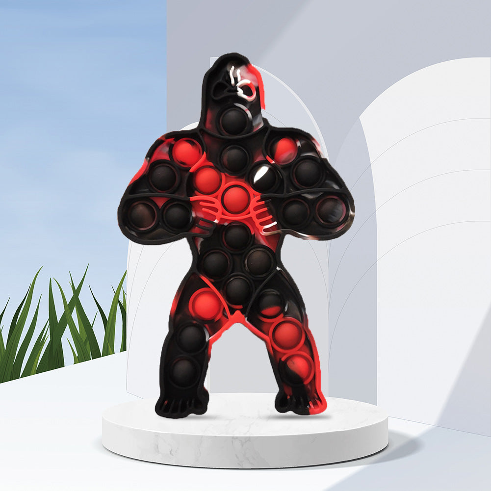 Pop It Fidget - Black Red White Gorilla