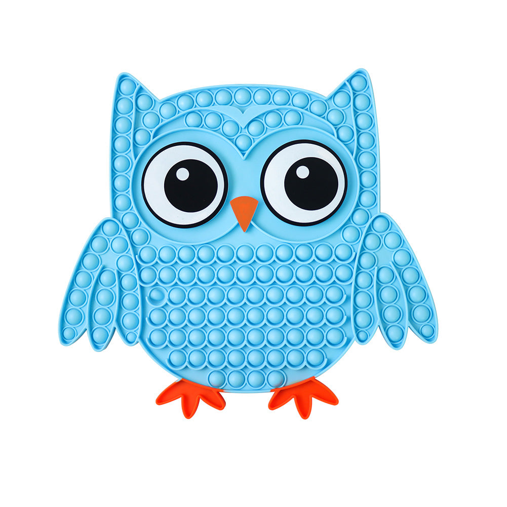 Pop It Fidget - Big Owl (Blue)