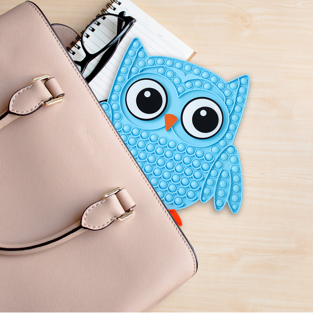 Pop It Fidget - Big Owl (Blue)