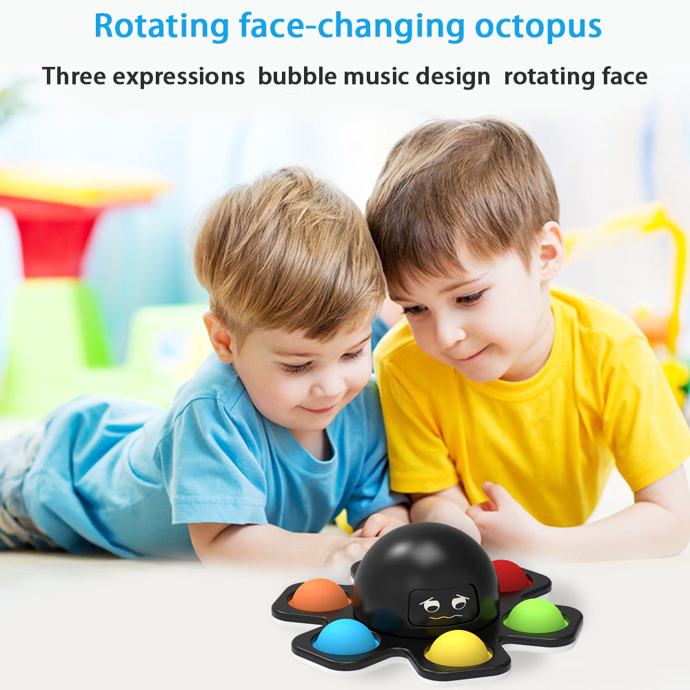 Pop It Fidget - Black Octopus Gyro