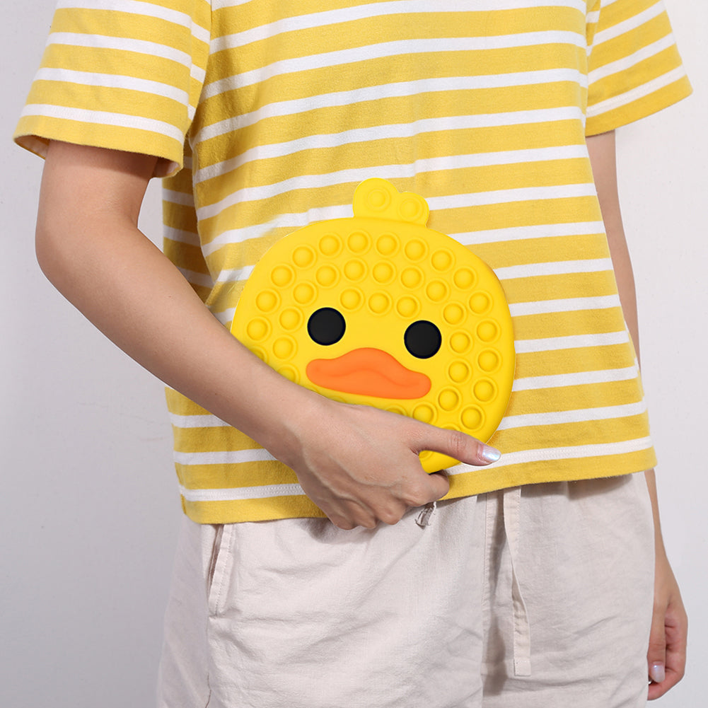 Pop It Fidget - 3D Duck Shoulder Bag (Yellow)