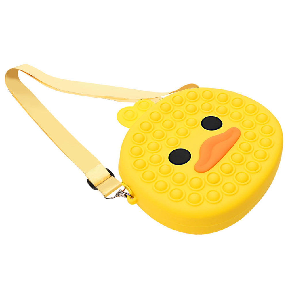 Pop It Fidget - 3D Duck Shoulder Bag (Yellow)