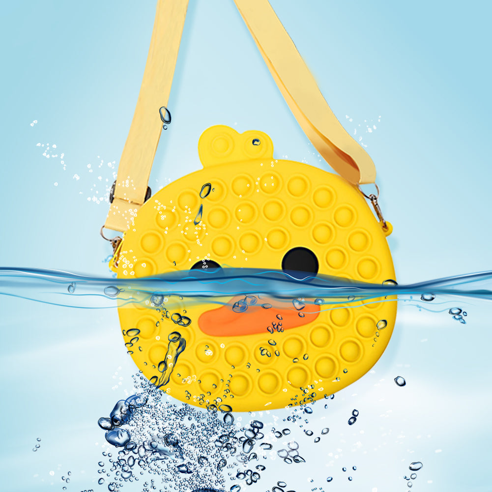Pop It Fidget - 3D Duck Shoulder Bag (Yellow)