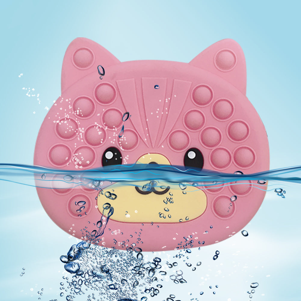 Pop It Fidget - Bear Shape Purse Shoulder Bag (Pink)
