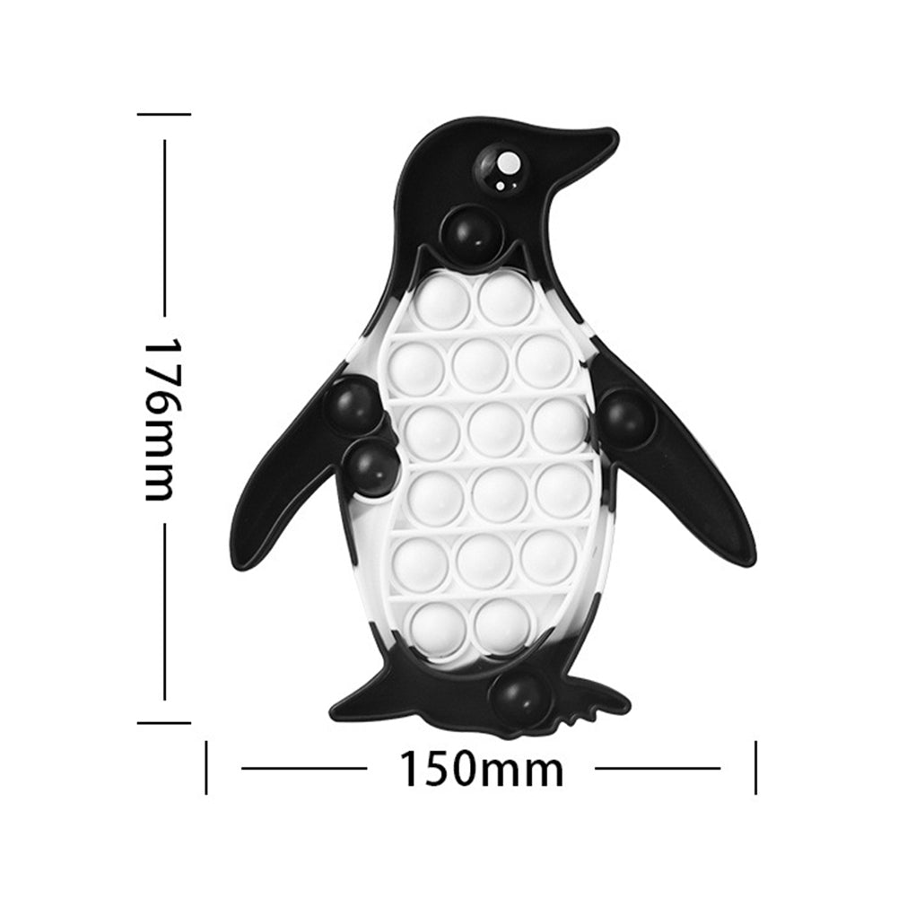 Pop It Fidget - Black and white Penguin