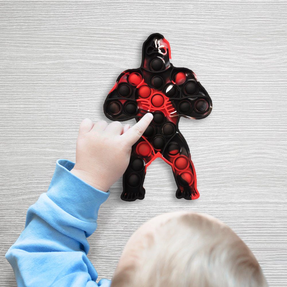 Pop It Fidget - Black Red White Gorilla