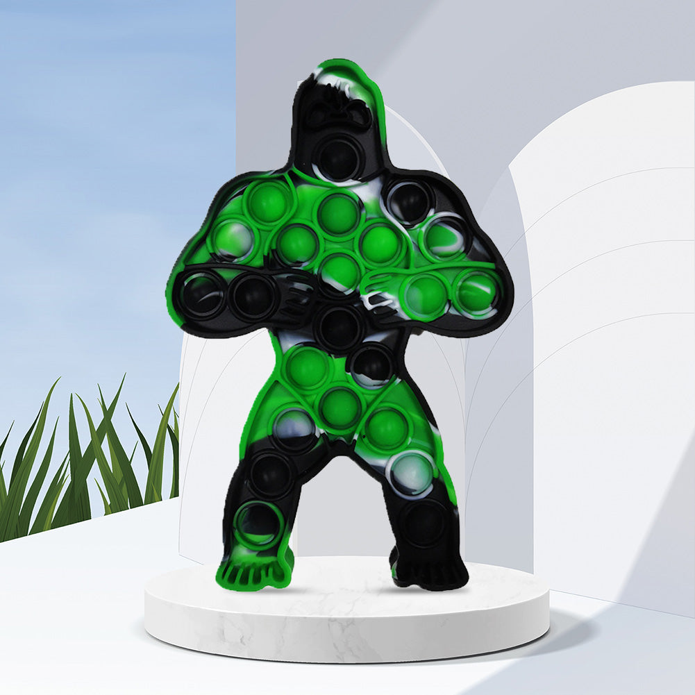 Pop It Fidget - Black Green White Gorilla