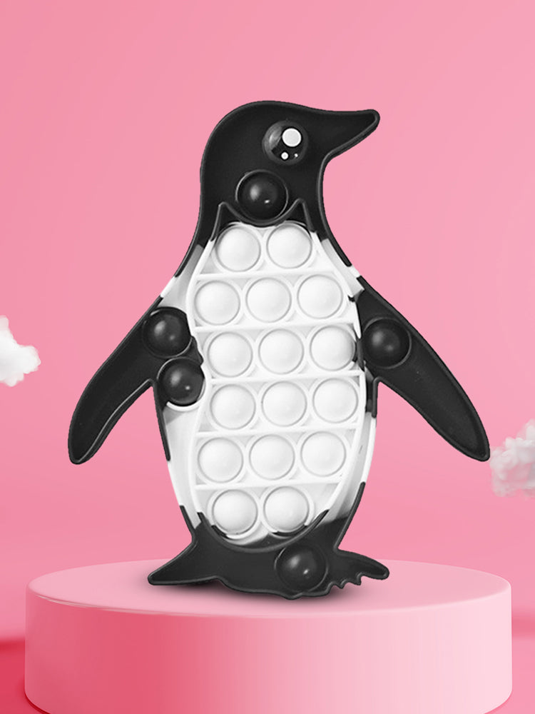 Pop It Fidget - Black and white Penguin