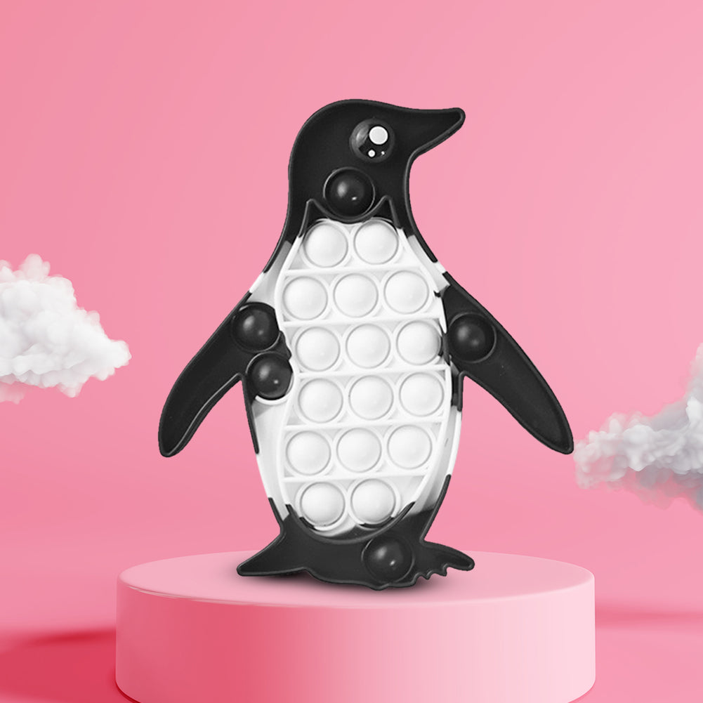 Pop It Fidget - Black and white Penguin