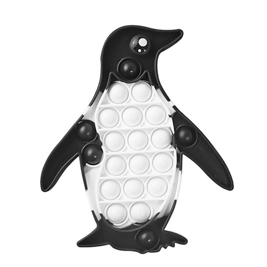 Pop It Fidget - Black and white Penguin
