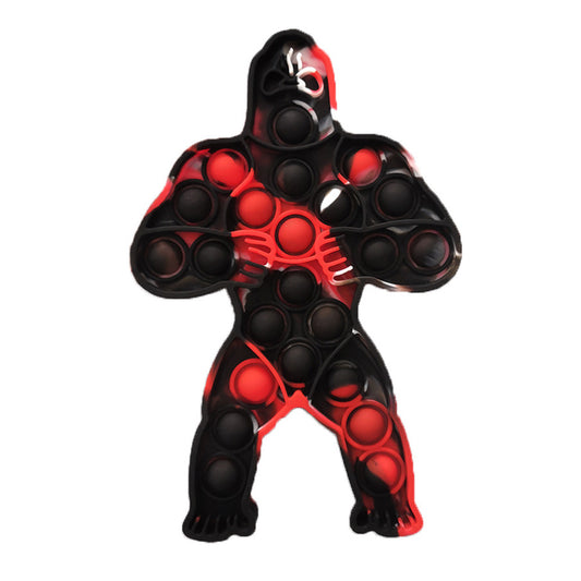 Pop It Fidget - Black Red White Gorilla