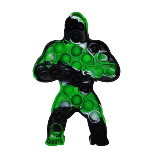 Pop It Fidget - Black Green White Gorilla